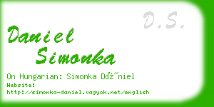 daniel simonka business card